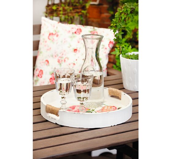 VBS Wooden tray, round
