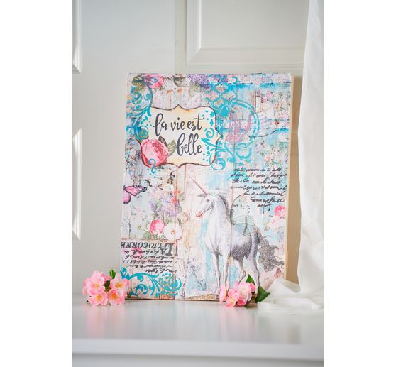VBS Decoratief houten paneel met ophanging