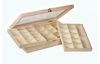 Sorting jewelry box, pine wood