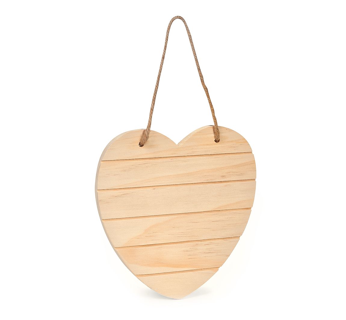 VBS Decoratief hart bord