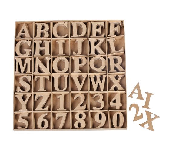 VBS Letter and number assortment, 360 pcs.