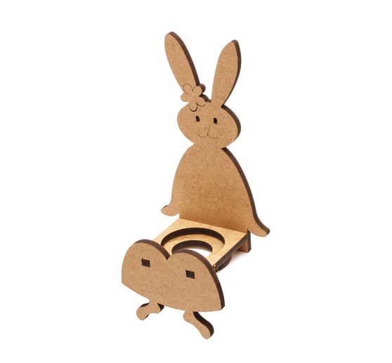 Randkruk "Rabbit Daisy", MDF-hout