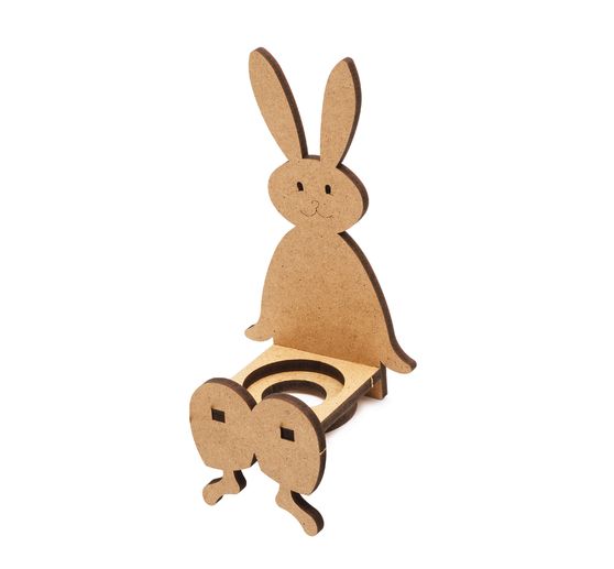 Edge stool "Hase Diddy", MDF wood