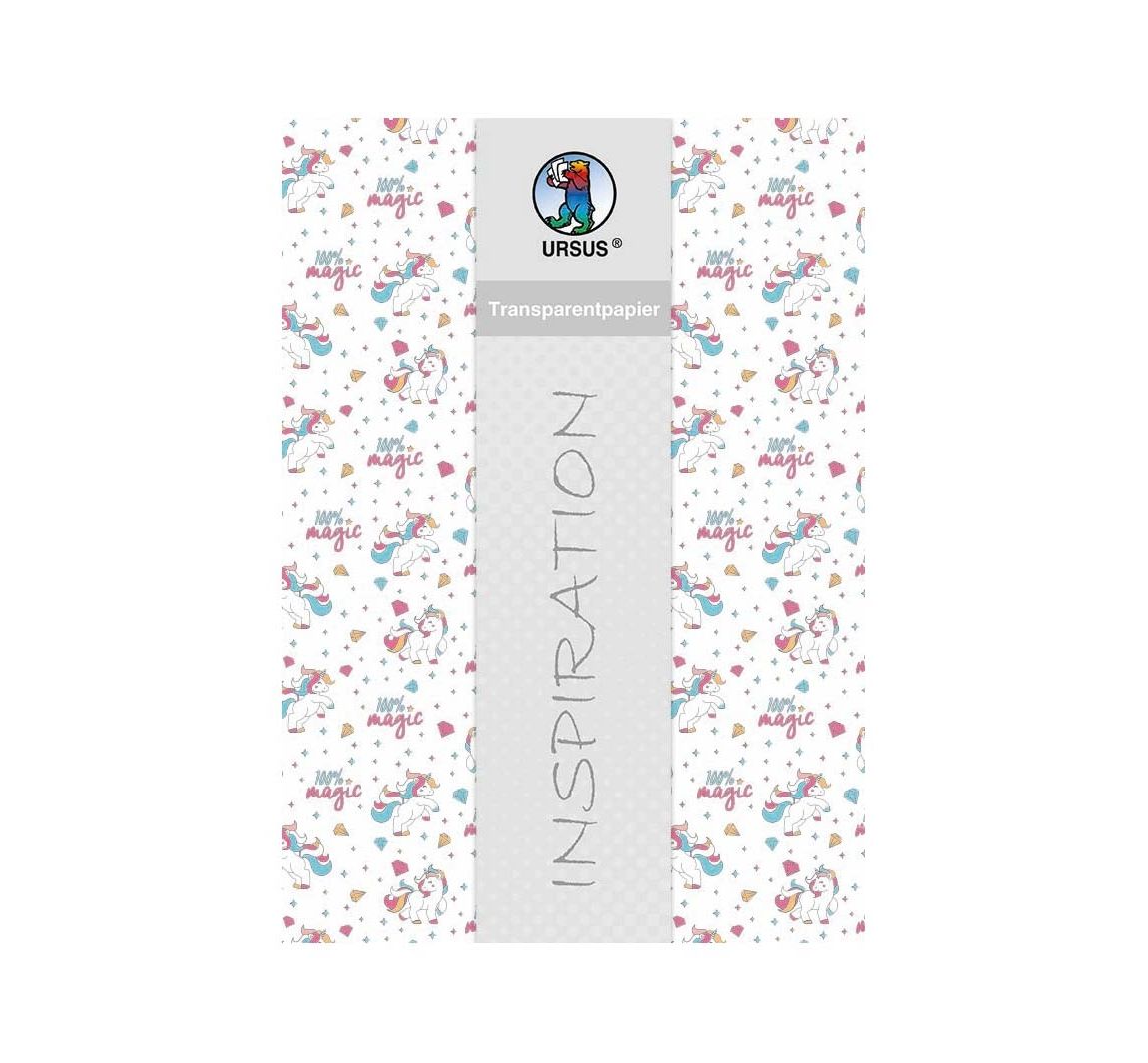 transparant papier "Eenhoorn"