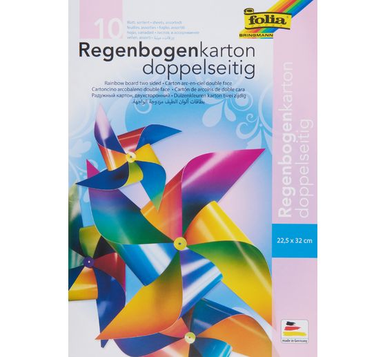Regenboog Knutselkarton