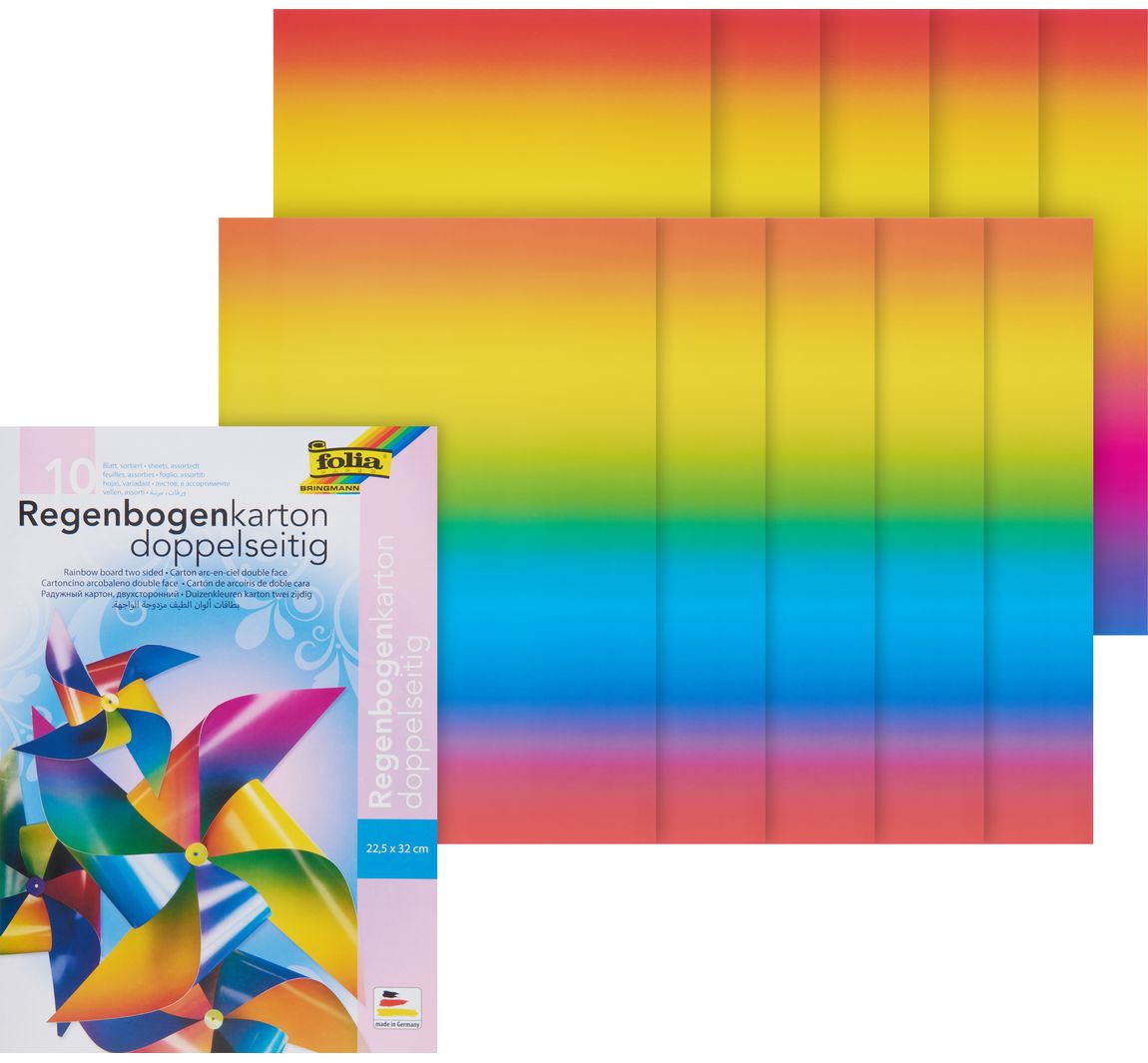 Regenboog Knutselkarton