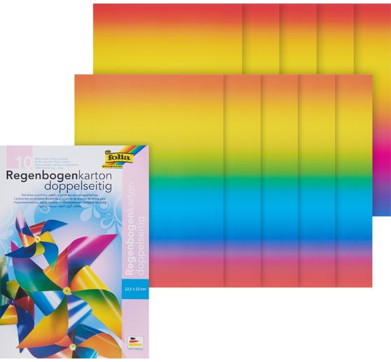 Regenboog Knutselkarton
