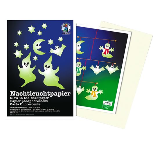 Night glow paper