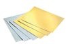 Clay paper block gold/silver matt, DIN A4