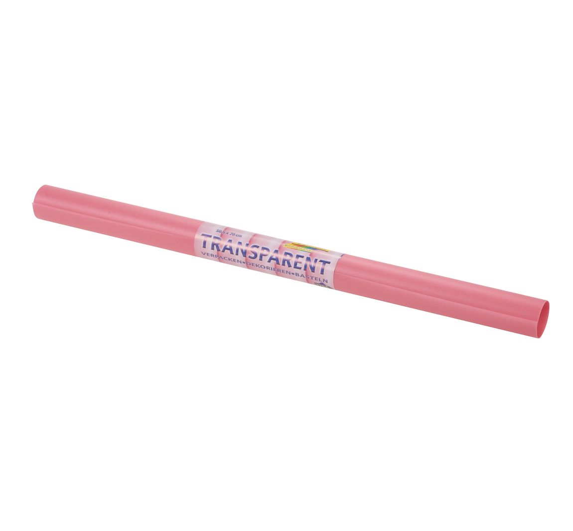 transparant papier extra sterk - Roze