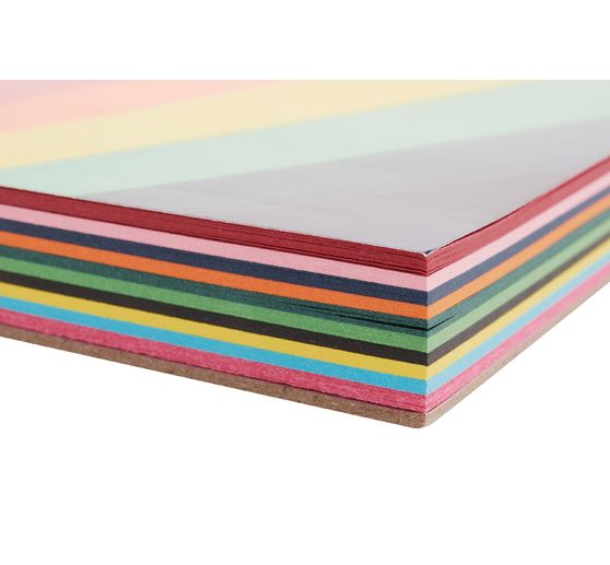 VBS Paper block "Assorted colors", 100 sheets