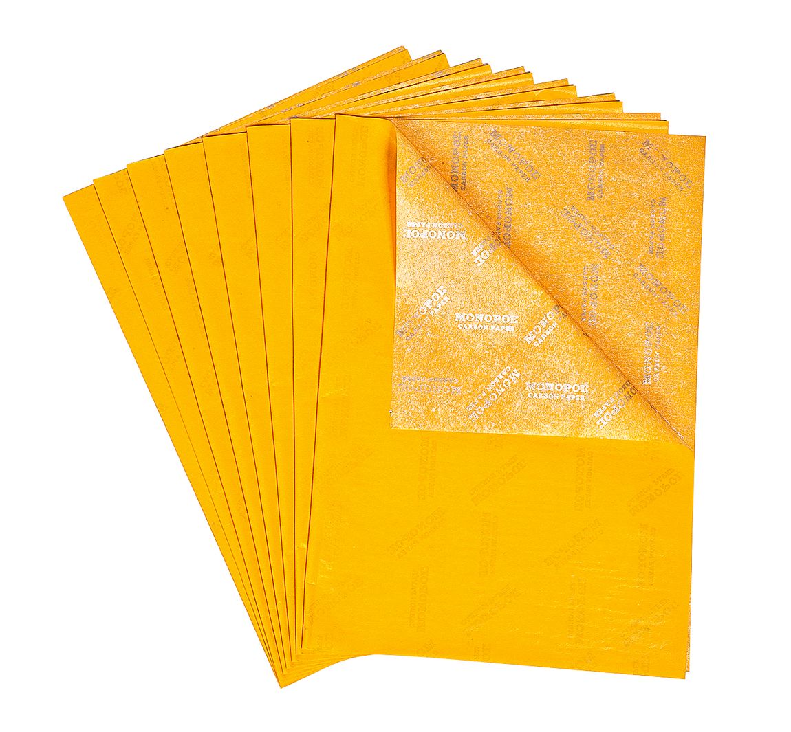 Zelfkopiërend papier, geel