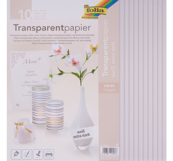 Vellum paper, 10 sheets