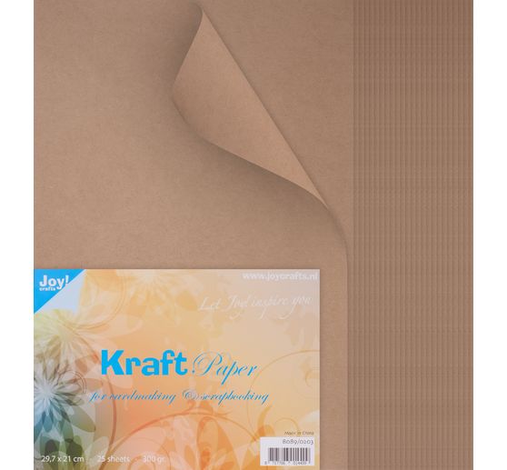 Kraft paper DIN A4, 25 sheets