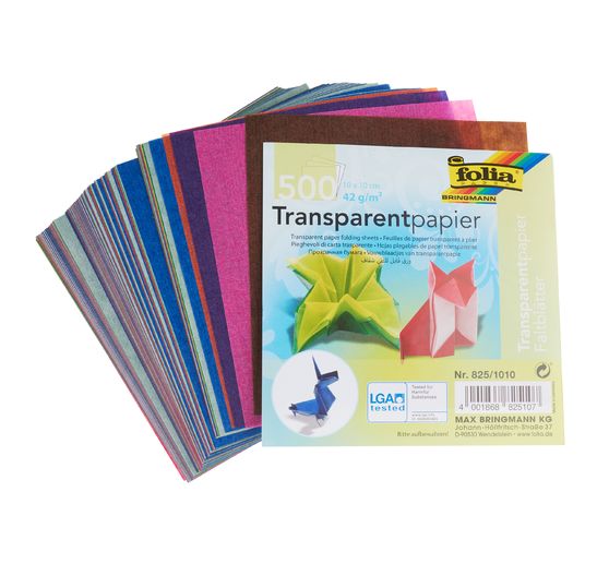 Vellum paper sheets "10 x 10 cm", 500 sheets