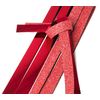 Papieren strips glanzend "Glitter, rood" Rood