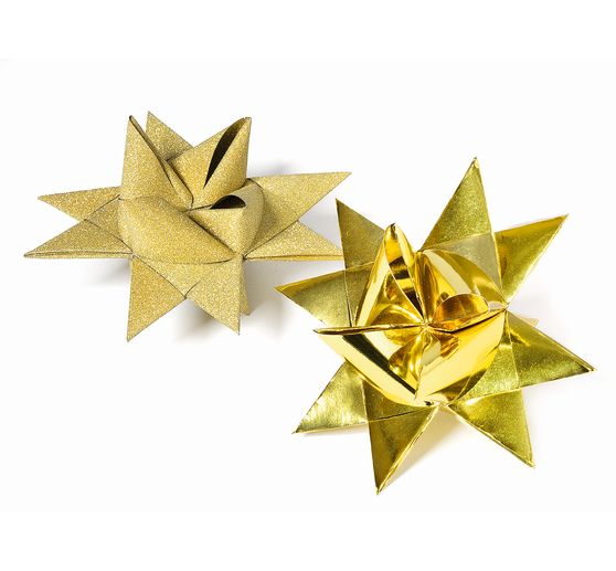 Papieren strips "Glitter, goud", 25mm