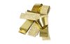 Papieren strips glanzend "Glitter, goud", 50mm