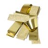 Papieren strips glanzend "Glitter, goud", 50mm Goud