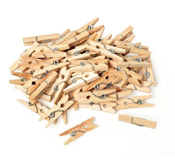 Mini wooden staples