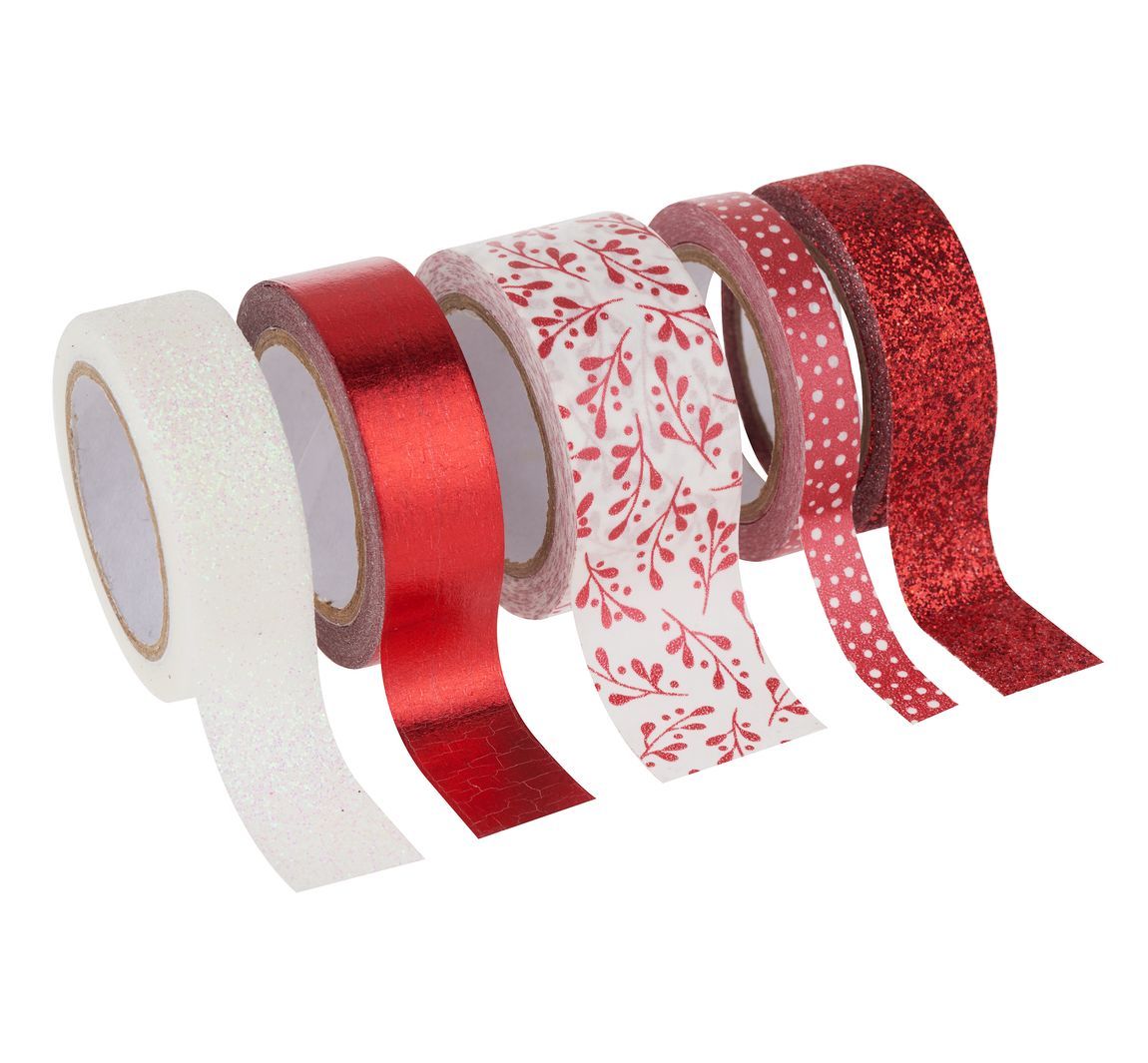 Decoratietapes "Effectmix", Glamour - Rood
