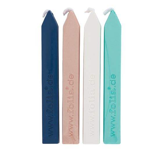Sealing wax, 4 coloured
