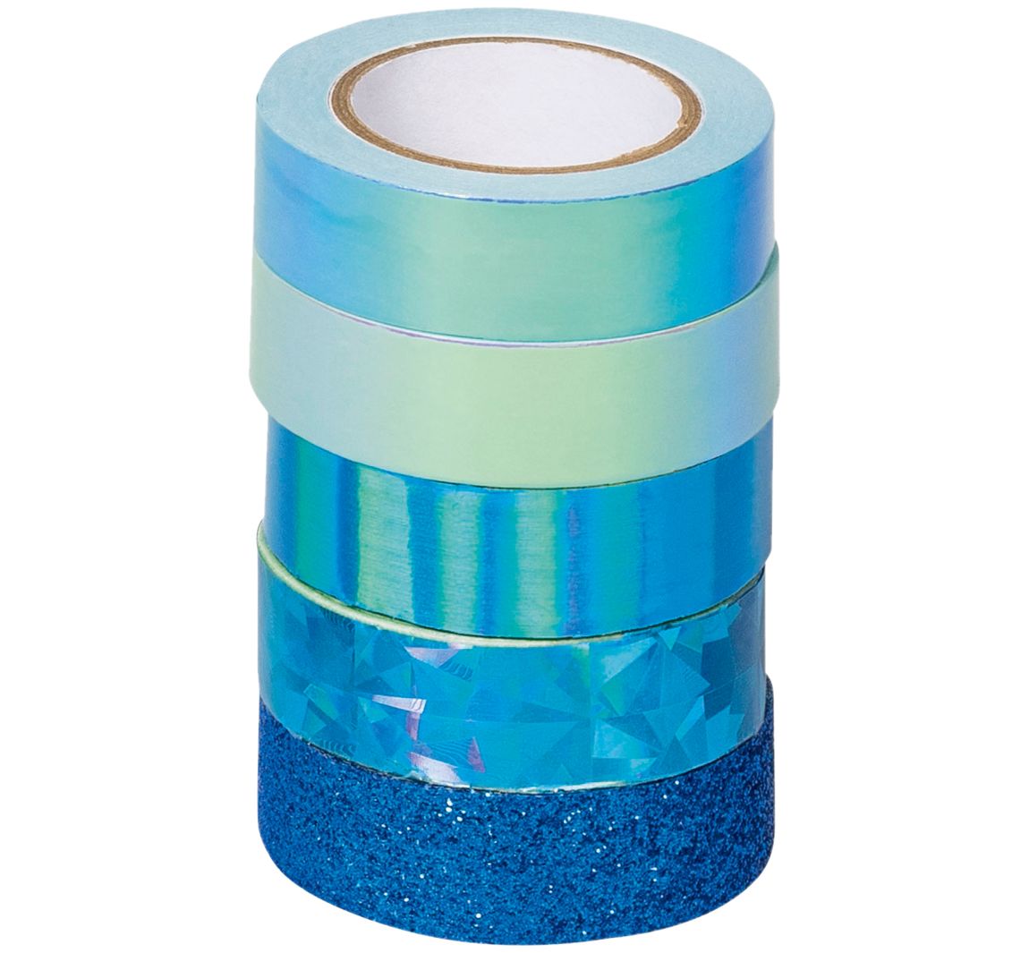 Decoratietapes "Effect Mix" - Blauw