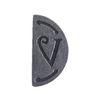Seal - Stamp plate, double-sided Letter "V"