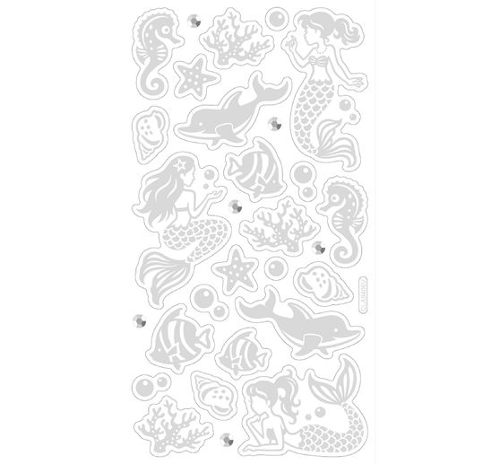 Metallic Sticker "Zeemeermin"