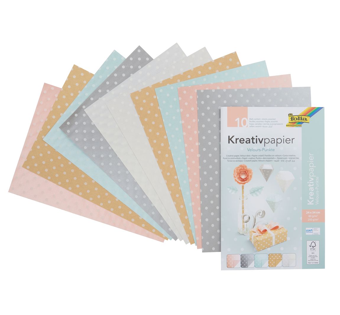 Creative Paper "Velour Dots"