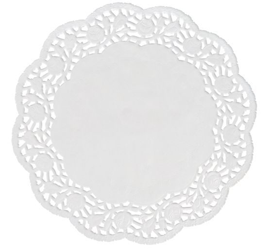 VBS Paper lace doily, White
