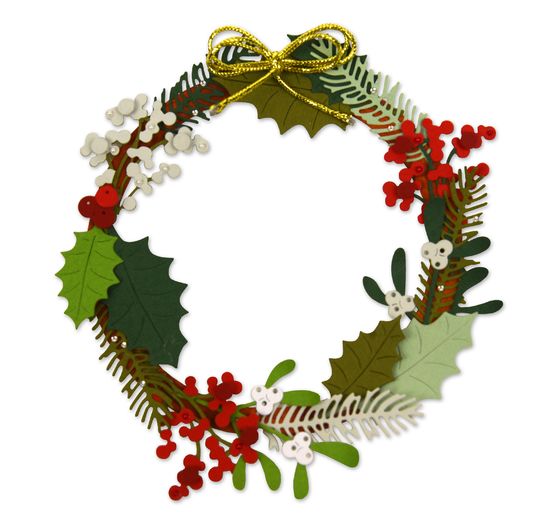 Sizzix Thinlits punching template "Winter Foliage"