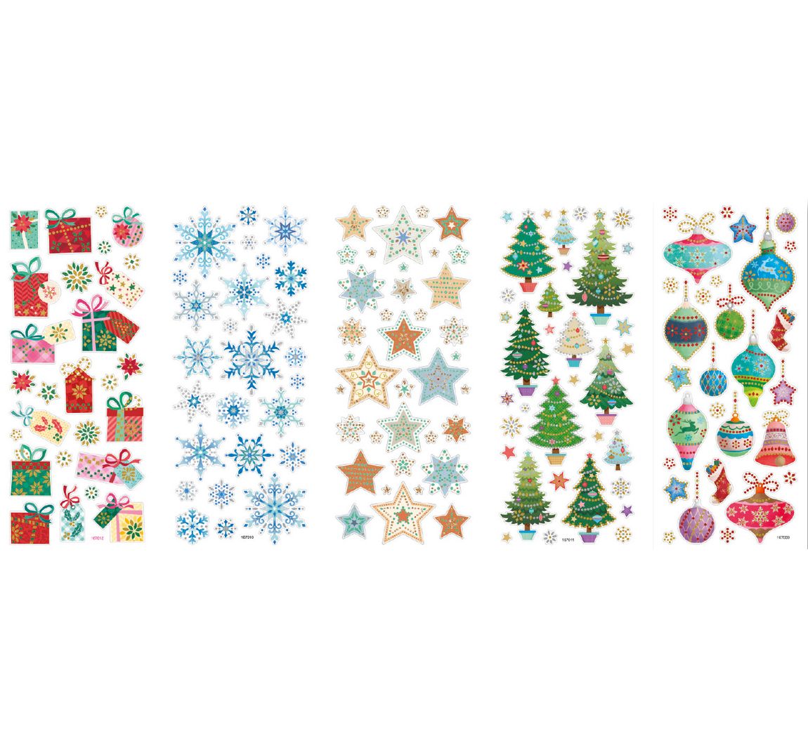 Briljante sticker "Kerstmis"