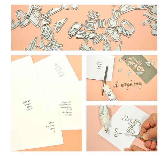 Sizzix Thinlits ponssjabloon "Script Upper & Lower"