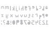 Sizzix Bigz Ponssjabloon " XL Alphabet Die - Cutout Lower by Tim Holtz"