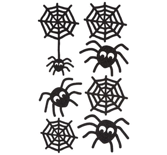 Glitter Sticker "Spiders"