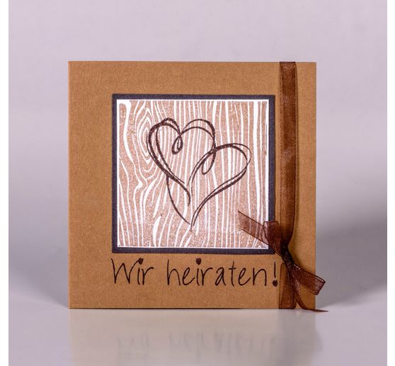Achtergrondstempel "Houtnerf"