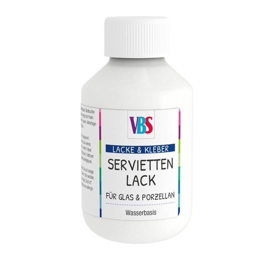 VBS Servetvernis "Glas & Porselein"