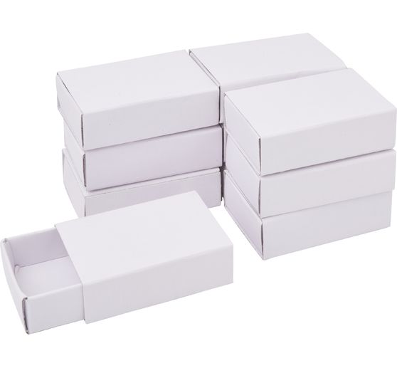 VBS Matchboxes "White", 5 cm