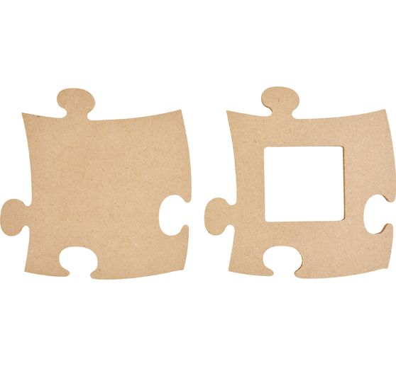 VBS Puzzelkader "Hoekig - Klein", ca. 12,6 x 12,6 cm