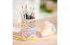 Stitching box, paper mache