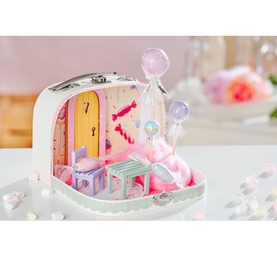 VBS Suitcase, set of 2, made of cream-coloured cardboard