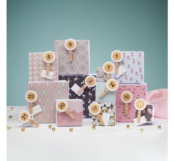 Adventskalender stickers