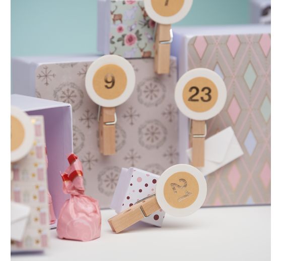 Adventskalender stickers