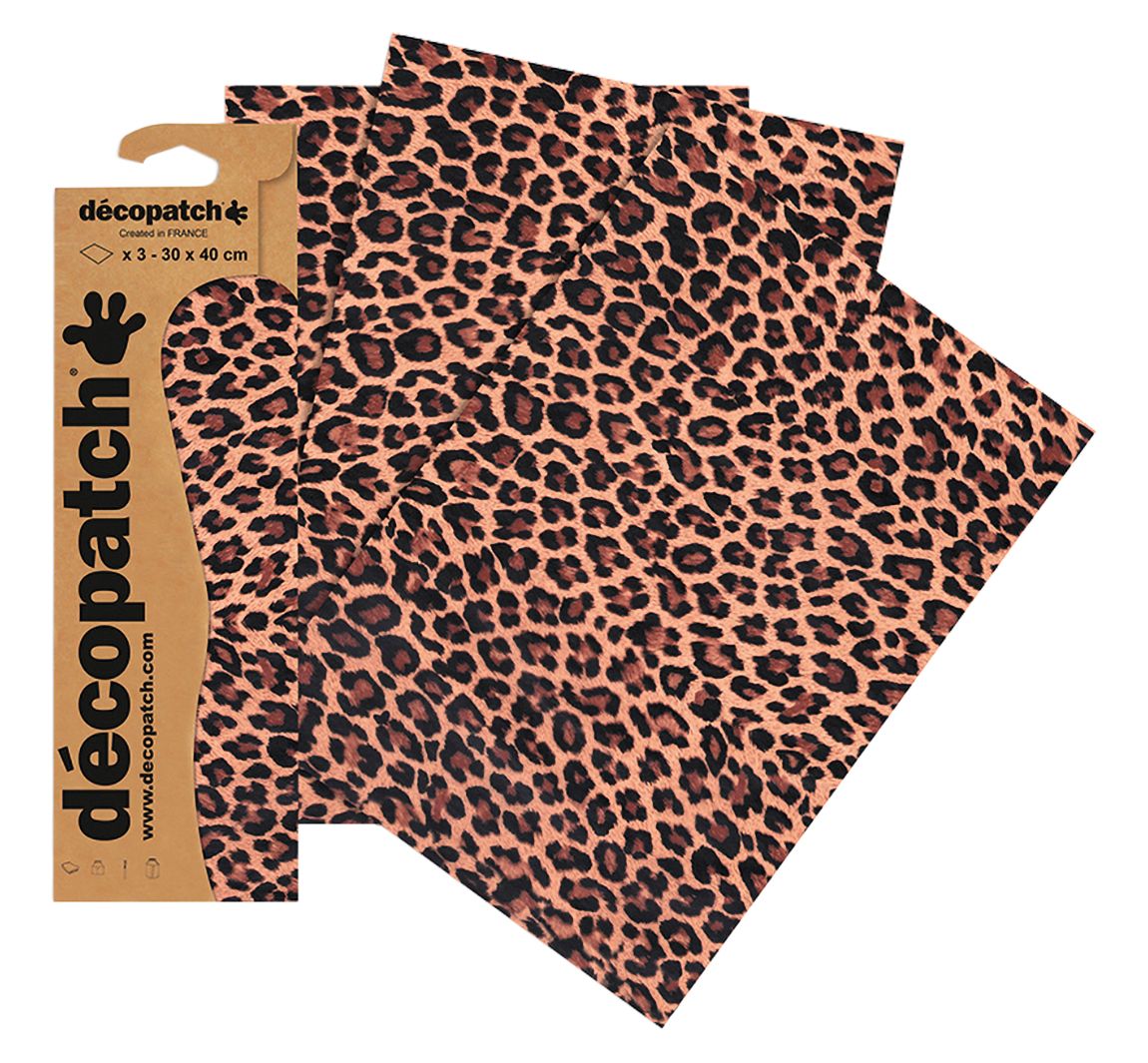 Décopatch papier "Luipaard"