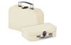 VBS Suitcase, set of 2, made of cream-coloured cardboard