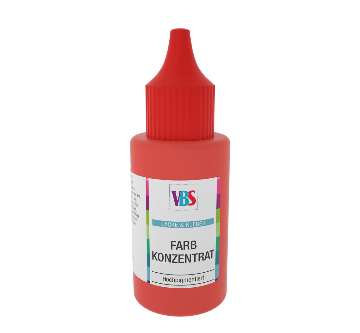 VBS Kleurconcentraat, 25 ml - Rood
