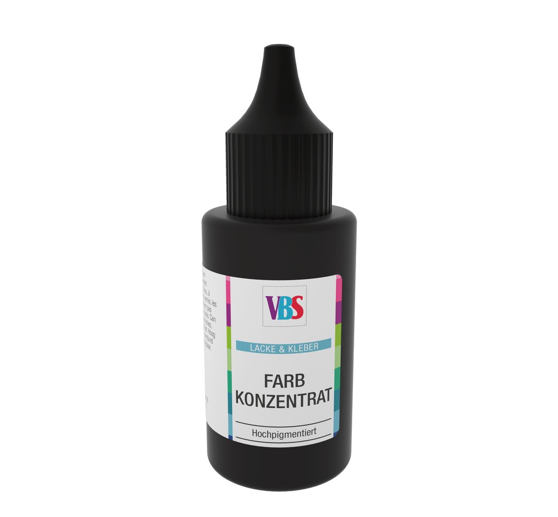 VBS Kleurconcentraat, 25 ml - Zwart