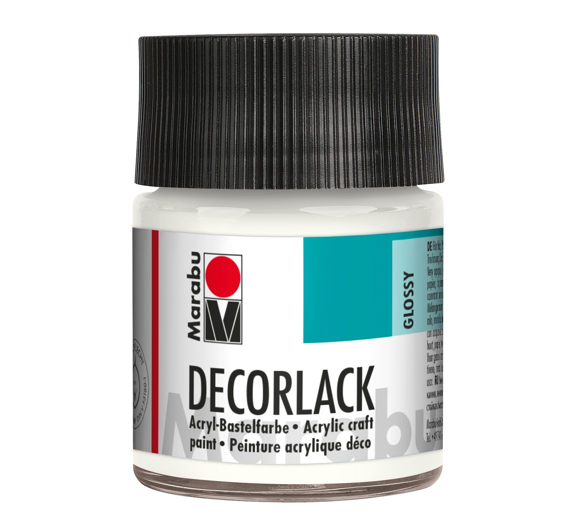 Marabu decoratieve lak, 50 ml - Wit