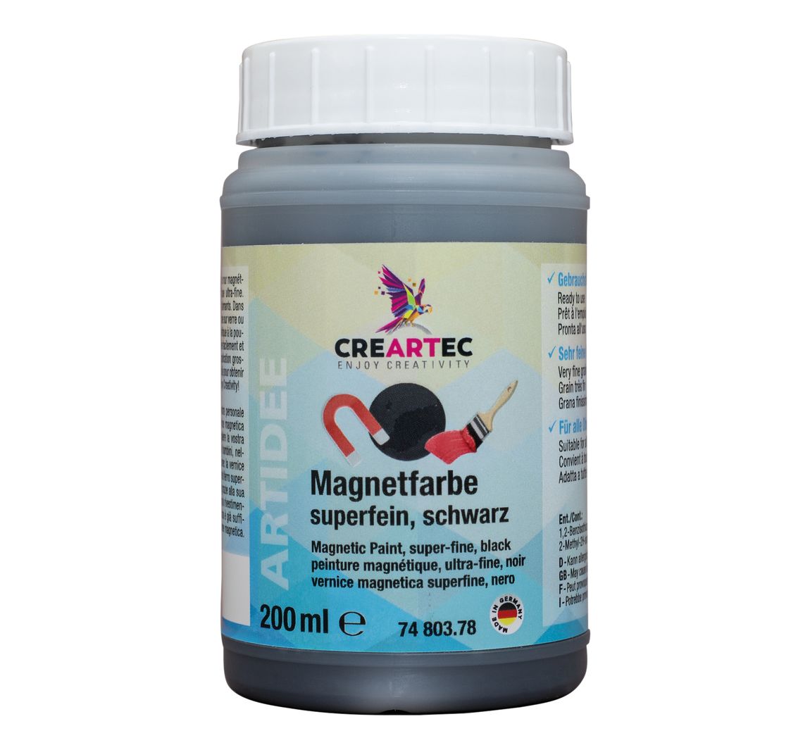 Magnetischeverf superfijn - Zwart
